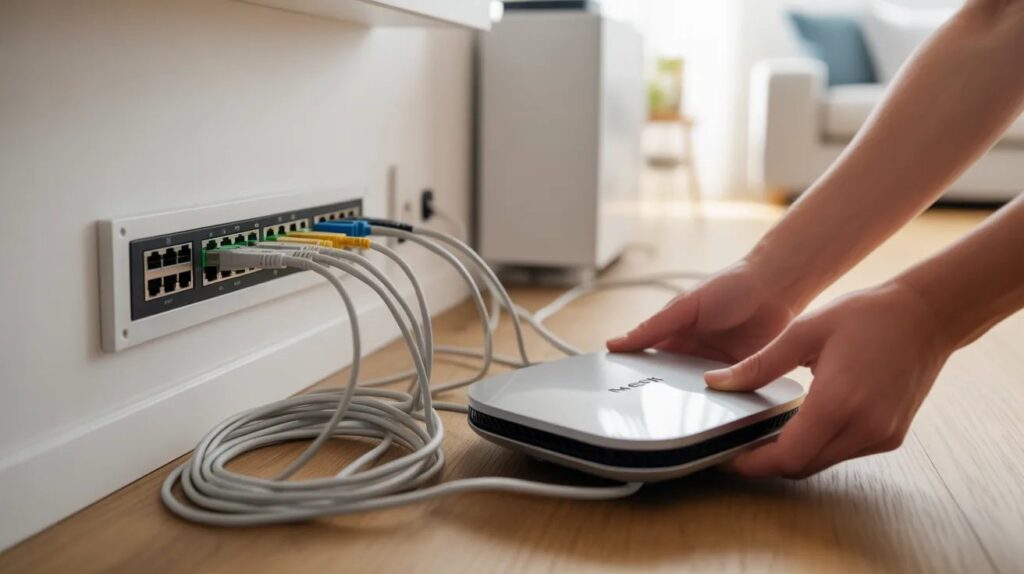 Telekom, Mesh nätverk, Fiber & Nätverksinstallation